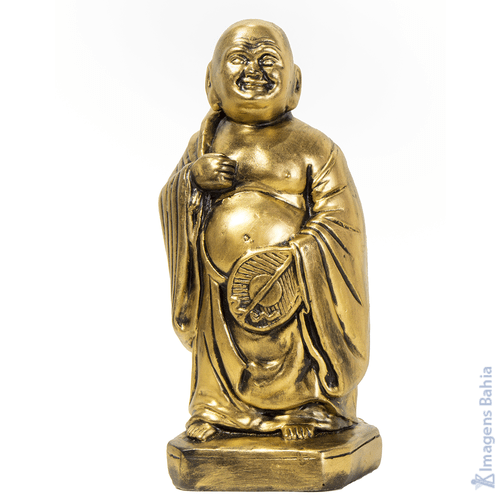 Imagem de Buda Da Fortuna (Dourado) de 25cm