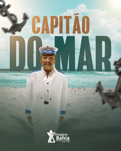 Capitão Do Mar (Marinheiro) de 40cm