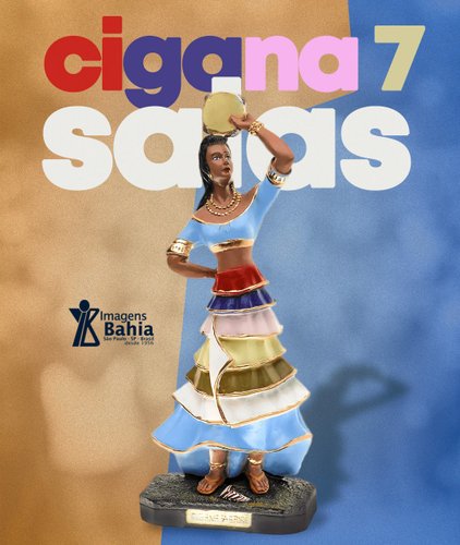 Cigana Sete Saias de 30cm