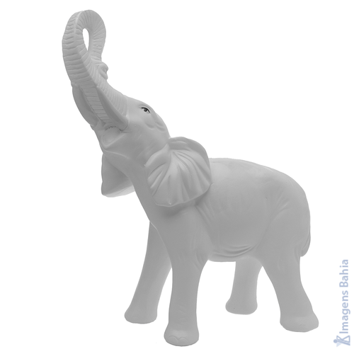 Elefante branco de 30cm
