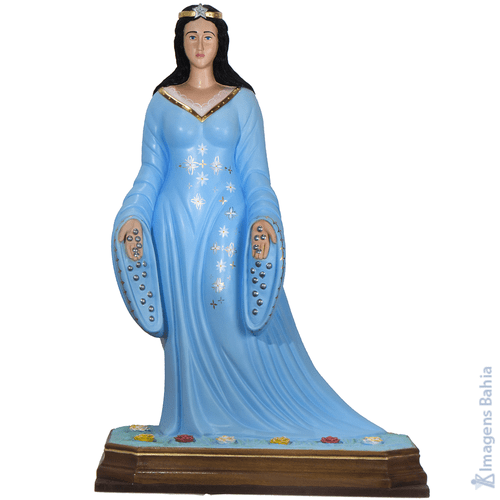 Iemanjá roupa azul de 160cm
