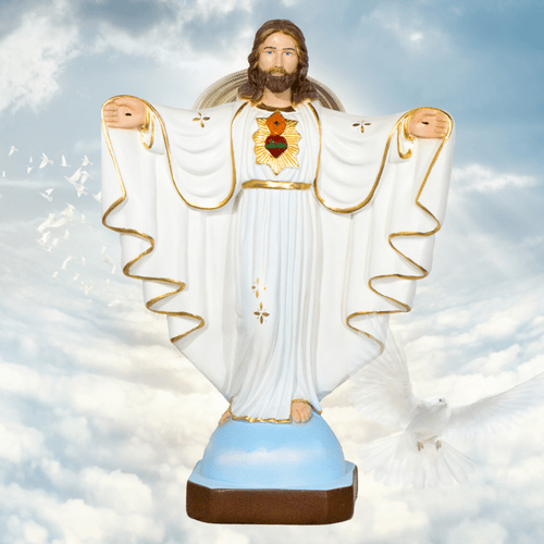Cristo Redentor (Manto Branco) de 130cm