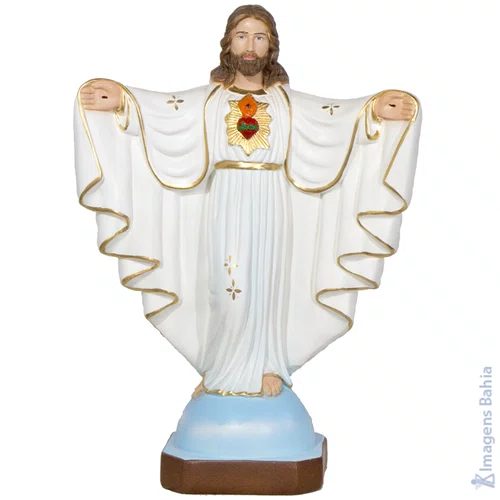 Imagem de Cristo Redentor (Manto Branco) de 20cm