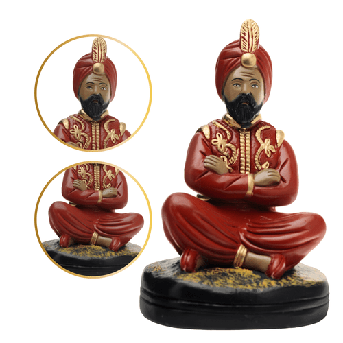 Deusa Hindu com roupa branca de 40cm