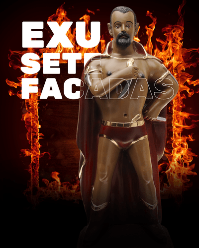 Exu Sete Facadas de 20cm