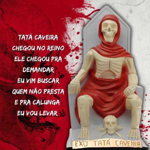 Exu Tatá Caveira de 20cm