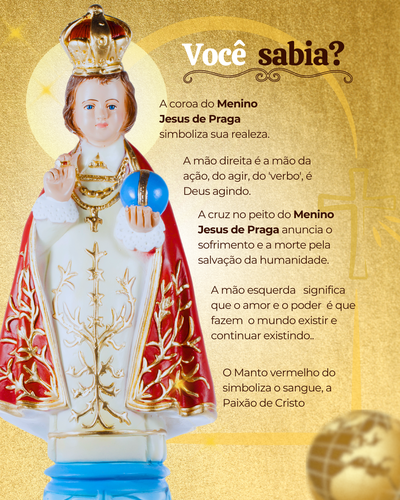 Menino Jesus de Praga de 60cm