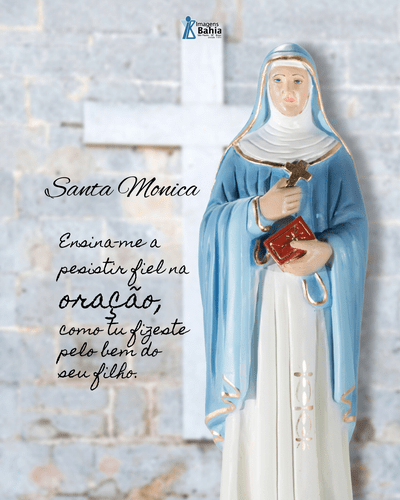 Santa Mônica de 30cm