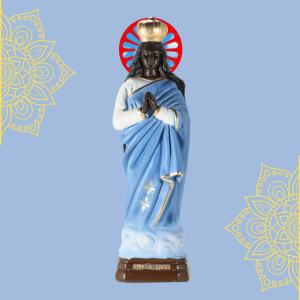 Santa Sara pele morena de 40cm