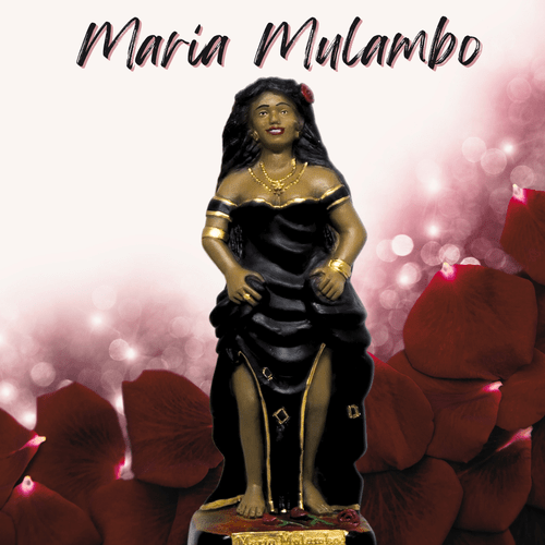 Maria Mulambo rica roupa preta de 40cm