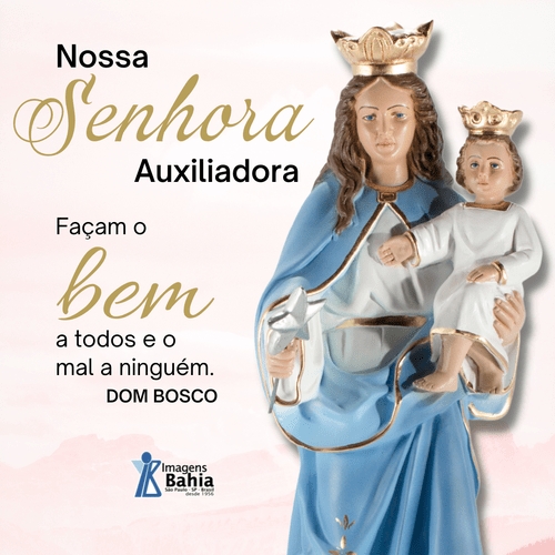 Nossa Senhora Auxiliadora de 20cm