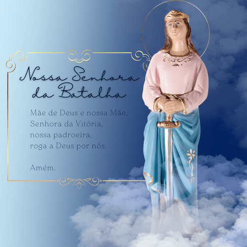 Nossa Senhora Batalha de 30cm