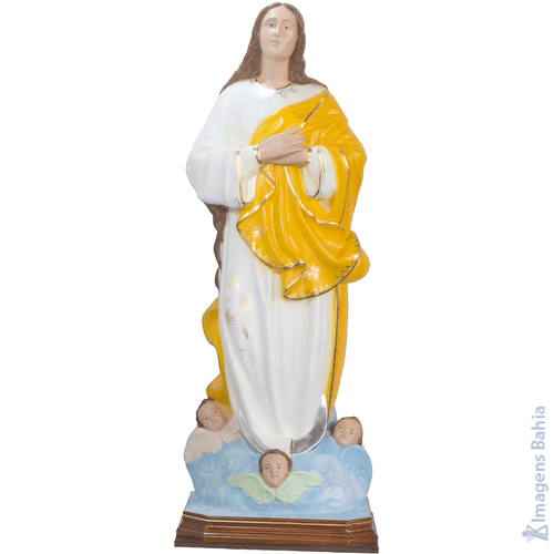 Imagem de Nossa Senhora da Conceição roupa amarela de 160cm