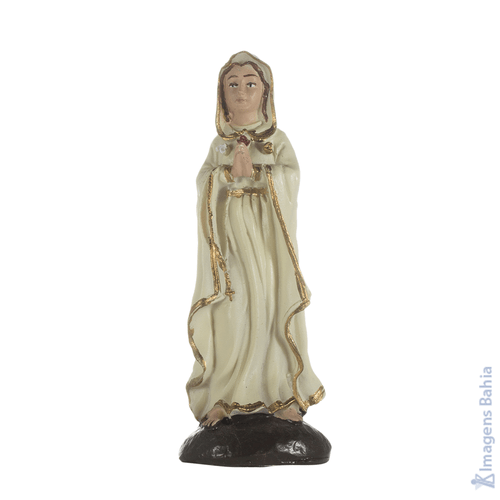 Imagem de Nossa Senhora da Rosa Mística em resina de 10cm