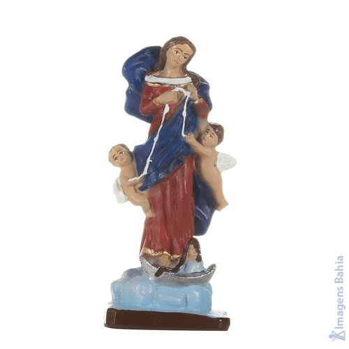 Imagem de Nossa Senhora Desatadora dos Nós em resina de 10cm