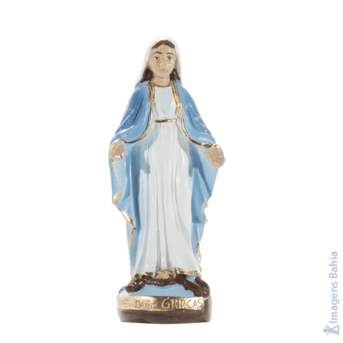 Imagem de Nossa Senhora Graças em resina de 10cm