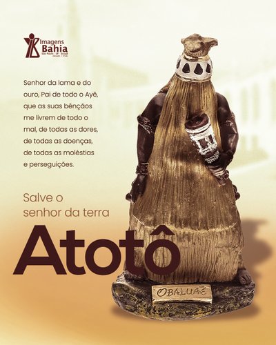 Obaluaê de 10cm