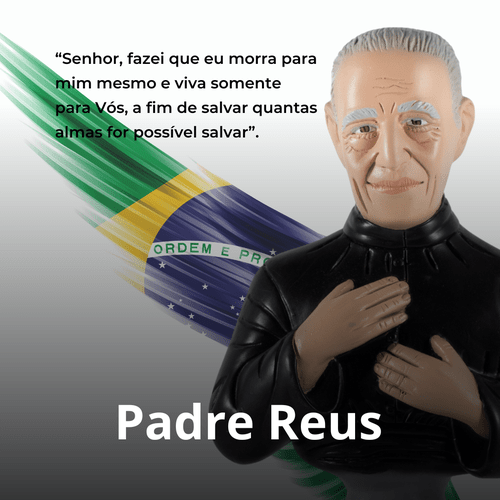 Padre Reus busto de 30cm