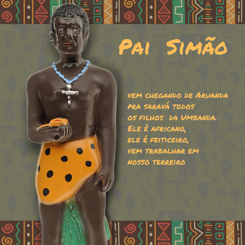 Pai Simão Africano de 20cm