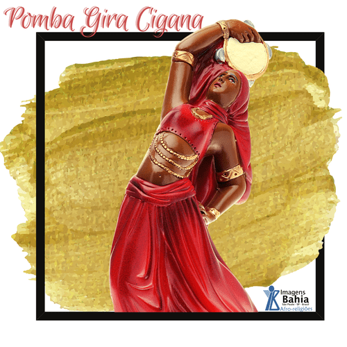 Pomba Gira Cigana de 100cm