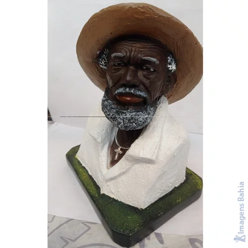 Preto Velho, busto de 20cm