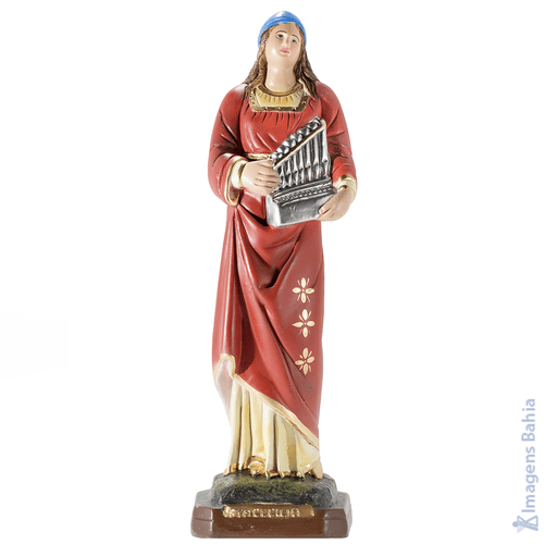 Santa Cecília de 30cm