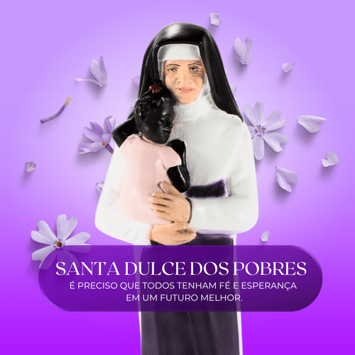 Santa Dulce de 20cm