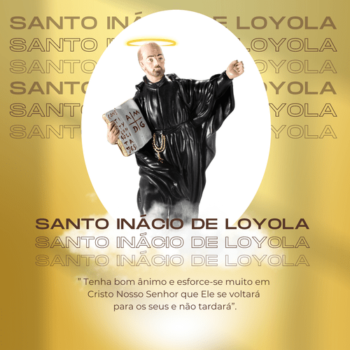 Santo Inácio De Loyola de 25cm