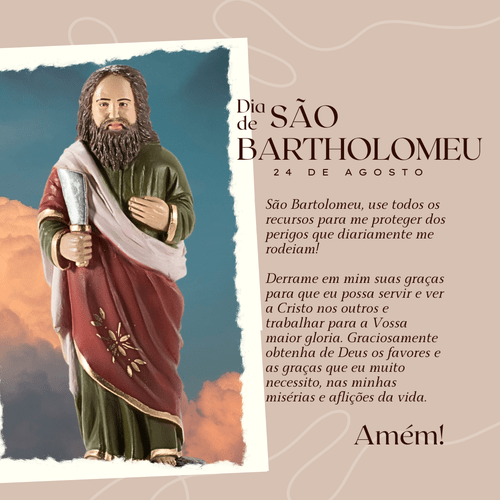 São Bartolomeu de 30cm