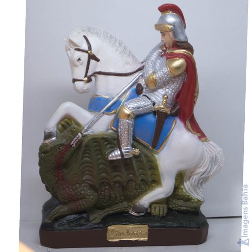 São Jorge de 15cm (tamanho total 22cm)