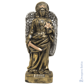 Anjo Zadkiel Metalizado de 20CM