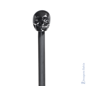 Bengala De Caveira (Preta) de 90cm