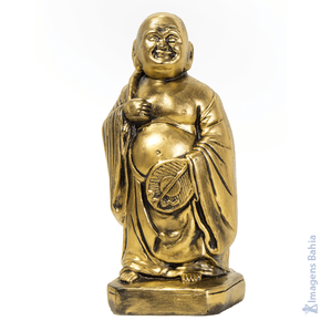 Imagem de Buda Da Fortuna (Dourado) de 25cm