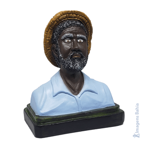 Imagem de Busto de Preto Velho de 18cm