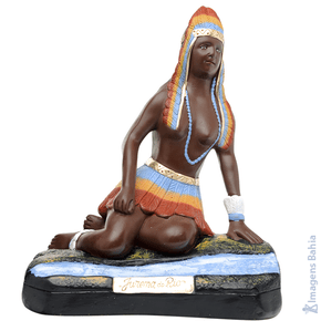 Imagem de Cabocla Jurema do Rio de 20cm Imagem de Cabocla Jurema do Rio de 20cm