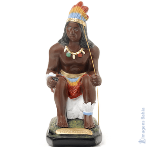 Caboclo Pedra Branca de 40cm