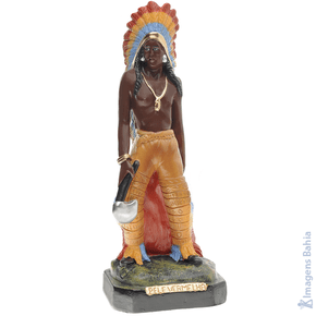 Caboclo Pele Vermelha de 30cm