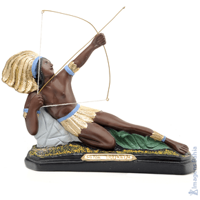 Imagem de Caboclo Pena Dourada de 20cm