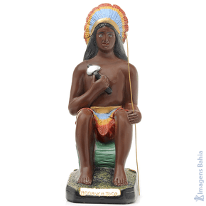 Caboclo Sentado Arranca Toco de 40cm