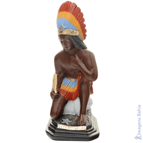 Caboclo Sete Estrelas de 40cm