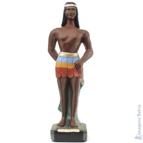 Imagem de Caboclo Tibiriçá de 45cm Imagem de Caboclo Tibiriçá de 45cm