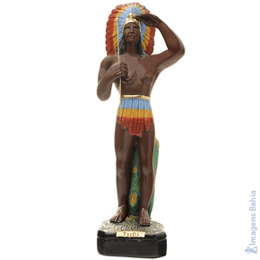 Imagem de Caboclo Tupi de 45cm Imagem de Caboclo Tupi de 45cm