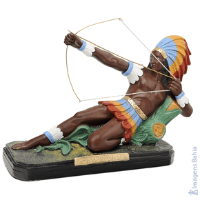 Imagem de Caboclo Ubirajara Flecheiro de 50cm Imagem de Caboclo Ubirajara Flecheiro de 50cm