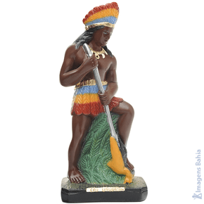 Imagem de Caboclo Urubatan de 40cm Imagem de Caboclo Urubatan de 40cm