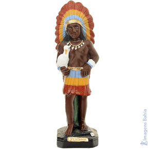 Imagem de Caboclo Ventania de 30cm Imagem de Caboclo Ventania de 30cm