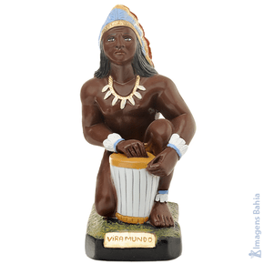 Imagem de Caboclo Vira Mundo de 20cm Imagem de Caboclo Vira Mundo de 20cm