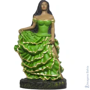 Cigana com roupa Verde de 40cm