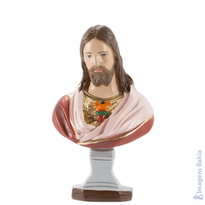 Coração de Jesus busto de 30cm