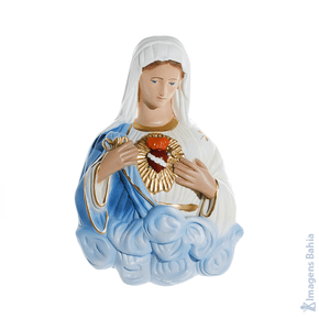 Coração de Maria busto de 30cm