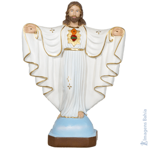 Cristo Redentor (Manto Branco) de 60cm